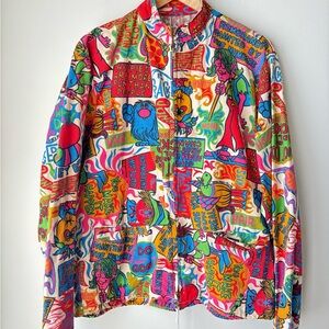 Vintage 1960's Pop Art Cartoon Hippie Mod Monster Jacket *RARE find*